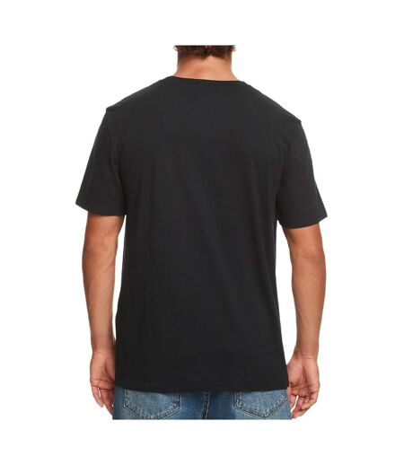 T-shirt Marine Homme Quiksilver Logo Print - XS