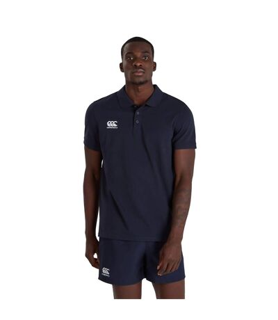 Mens Waimak Polo Shirt Navy Canterbury