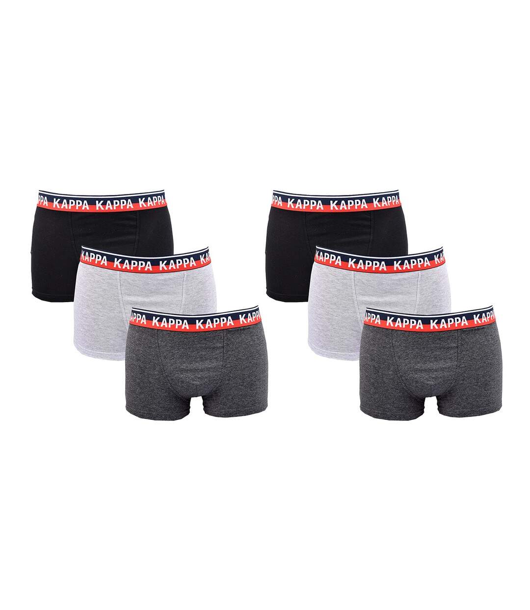 Boxer homme KAPPA Pack de 6 Boxers 0990