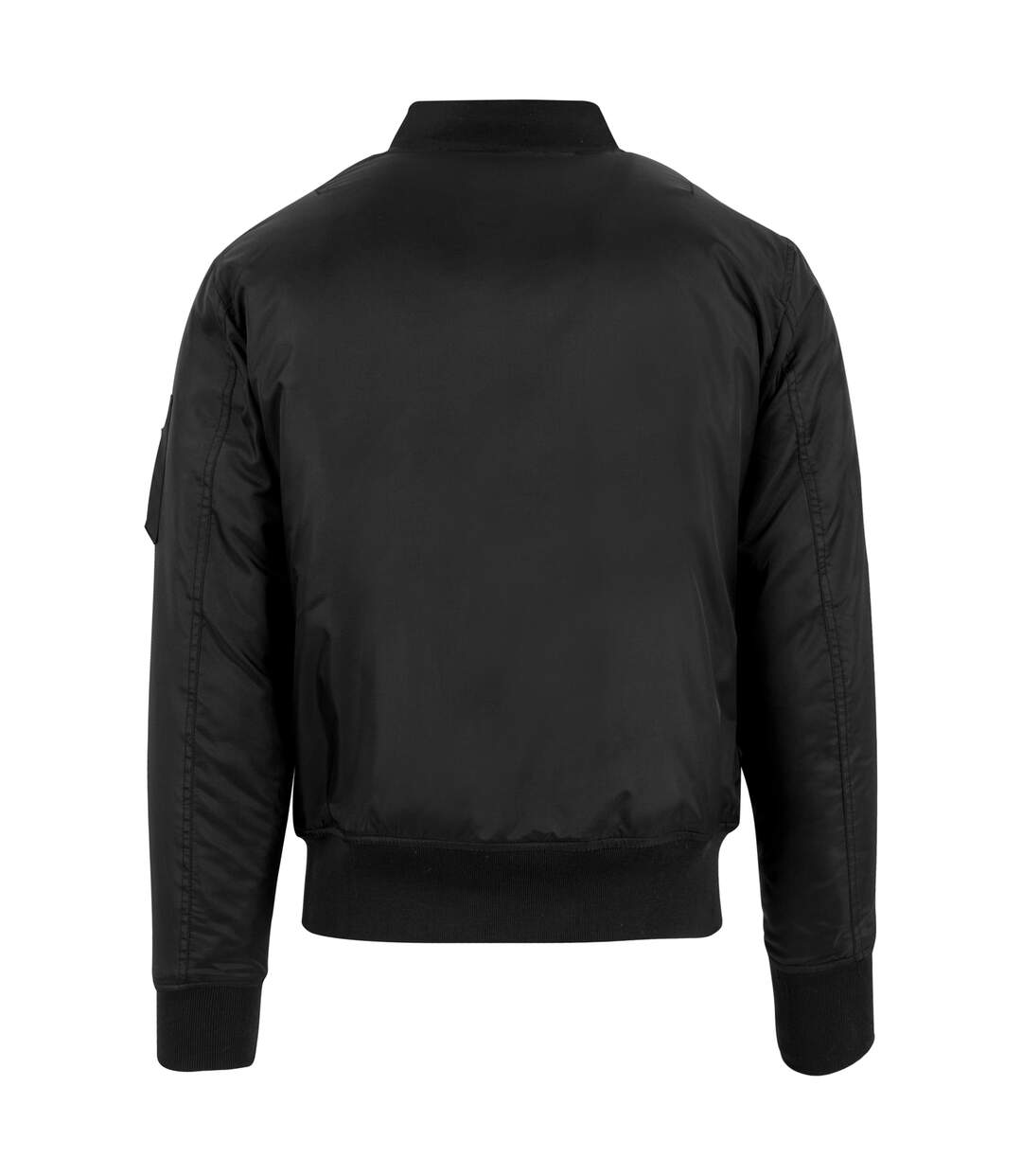 Blouson Aviateur Homme Noir Build Your Brand-2