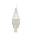 Suspension Déco en Coquillage Palais 70cm Blanc-1