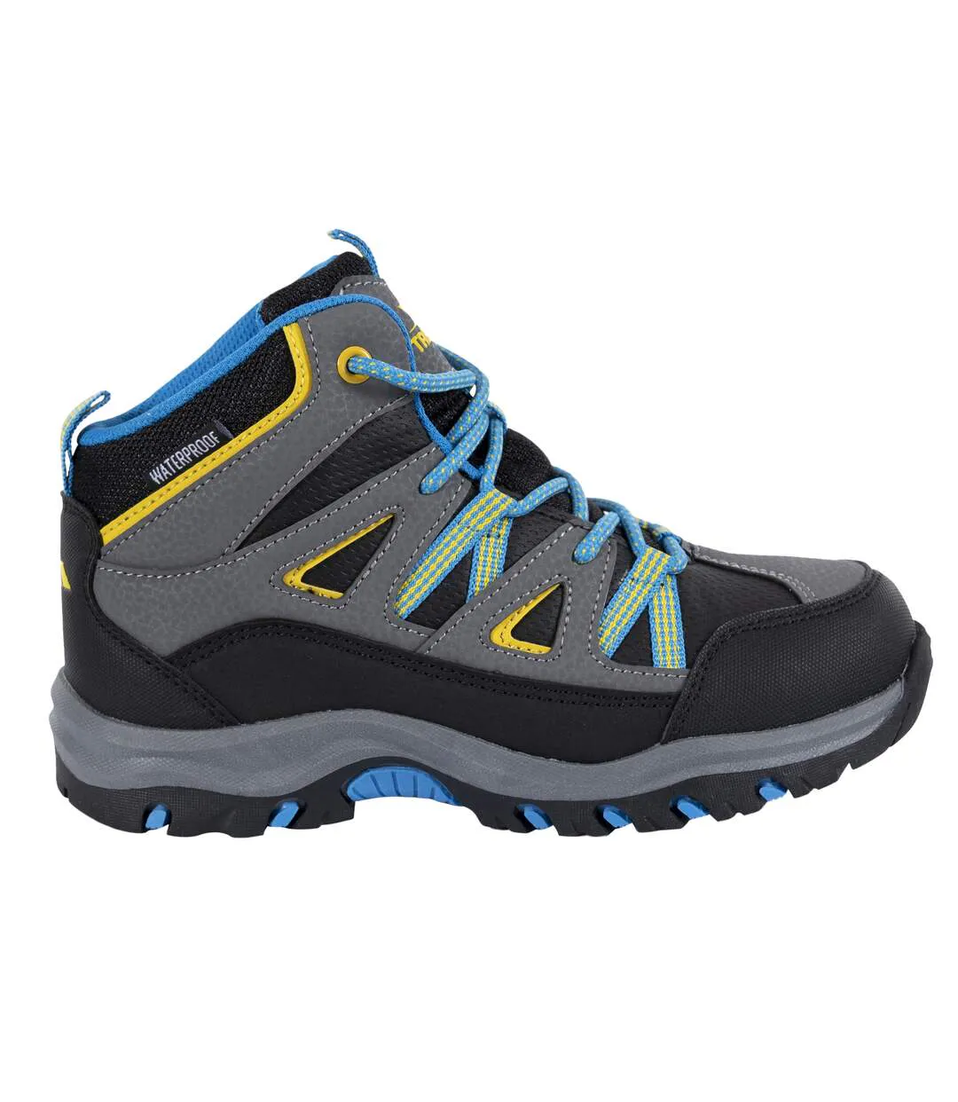 Childrens/kids Gillon Ii Walking Boots Black Trespass-3