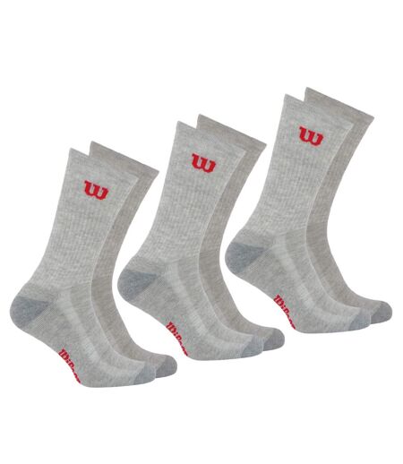 Lot de 3 paires de chaussettes hautes homme Wilson