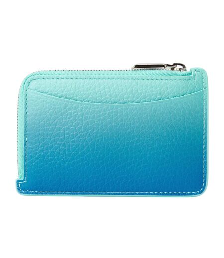 Ombre Leather Card Holder One Size Blue Ombre Tiffany & Co