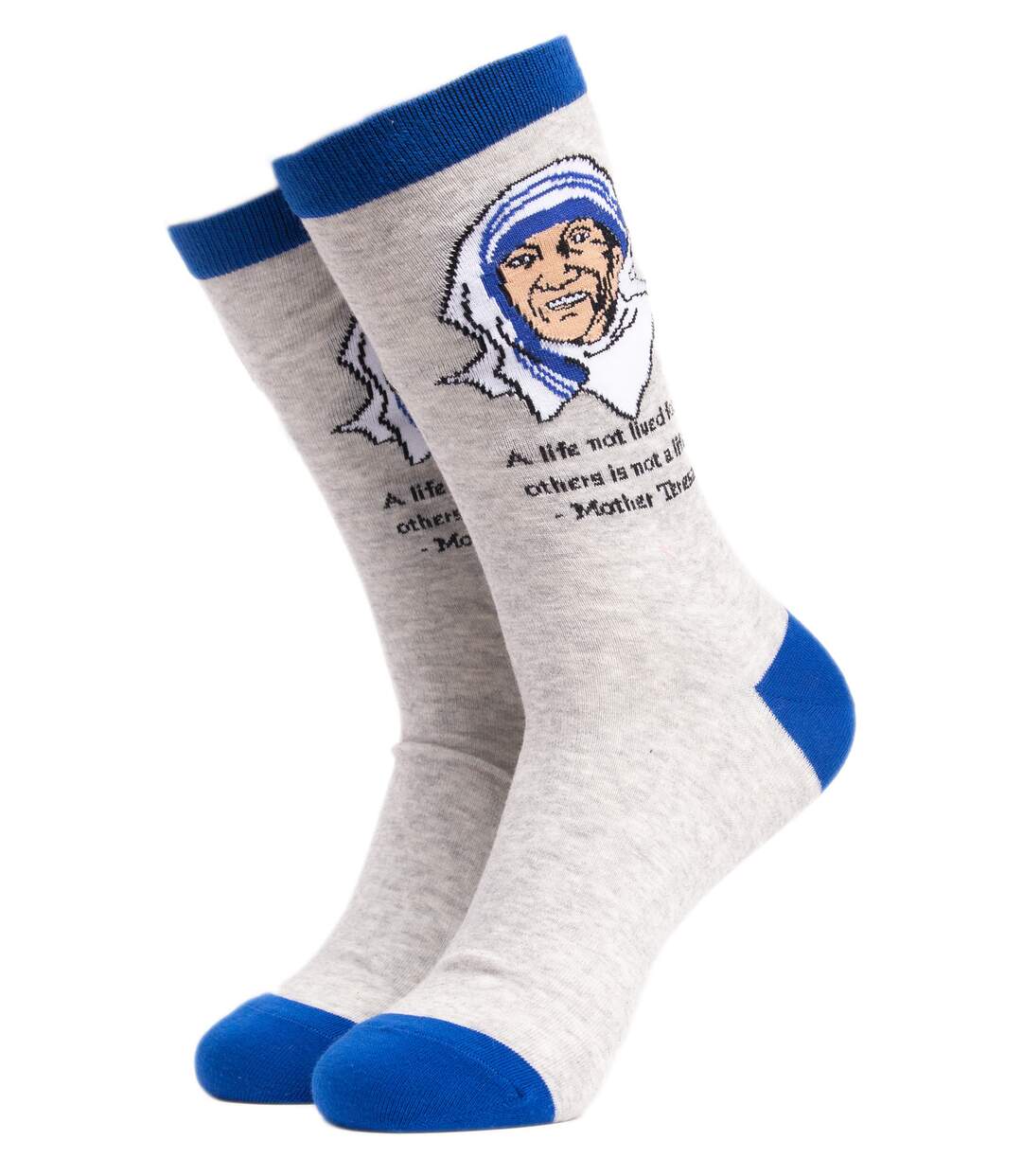 Mother Theresa Socks | Cotton Novelty Design Socks-1