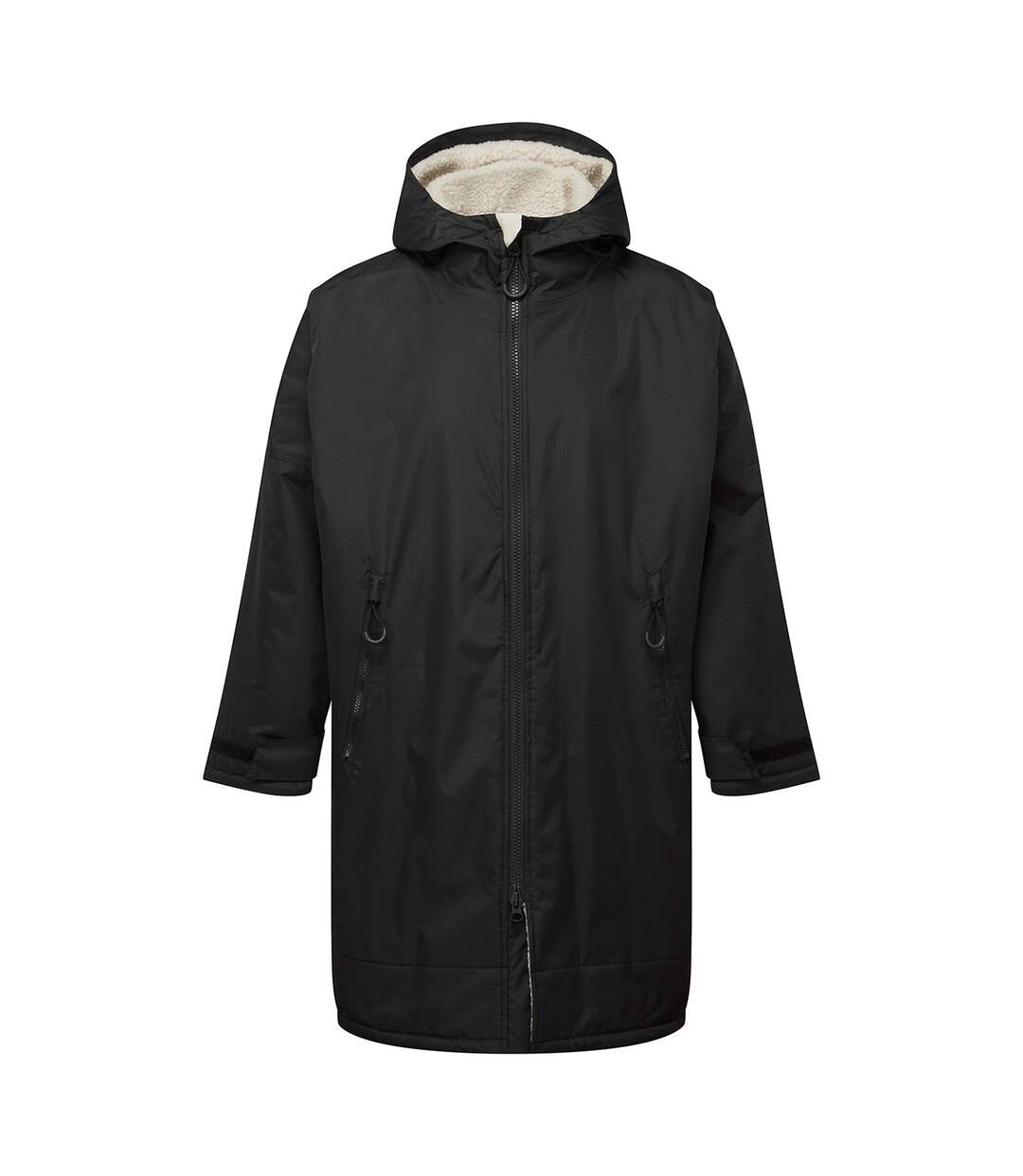 Peignoir À Langer Imperméable Adulte Noir Naturel TriDri-1