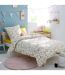 Housse de couette enfant PAPILLONS Moutarde-2