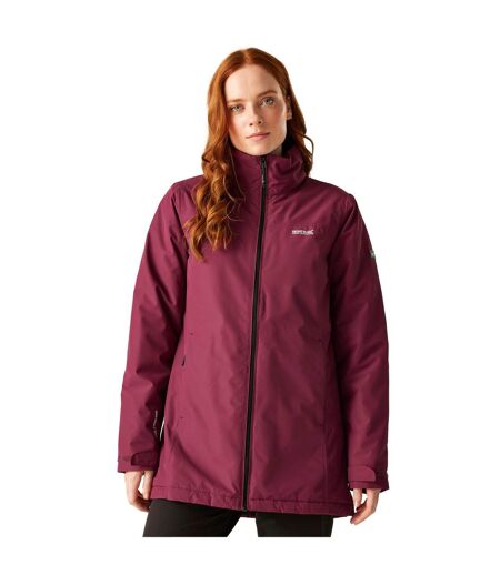 Veste Imperméable Tamlin Femme Rouge Sombre Regatta