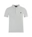 Mens Plain Logo Polo Shirt White Lyle & Scott-1