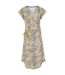 Trespass Womens/Ladies Una Casual Dress (Pale Yellow/Grey Print) - UTTP5102