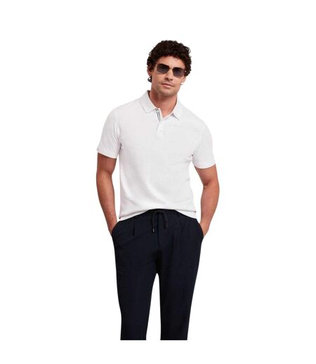 Mens Polo Shirt White Ted Baker