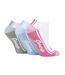 3 Pack Ladies Performance Trainer Socks