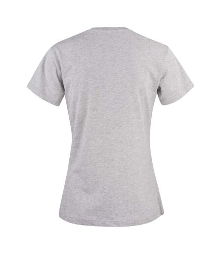 Clique Womens/Ladies Premium Melange T-Shirt (Grey Melange)