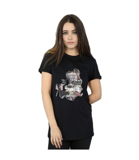 Disney Princess - T-shirt BELLE HAPPINESS - Femme (Noir) - UTBI42626