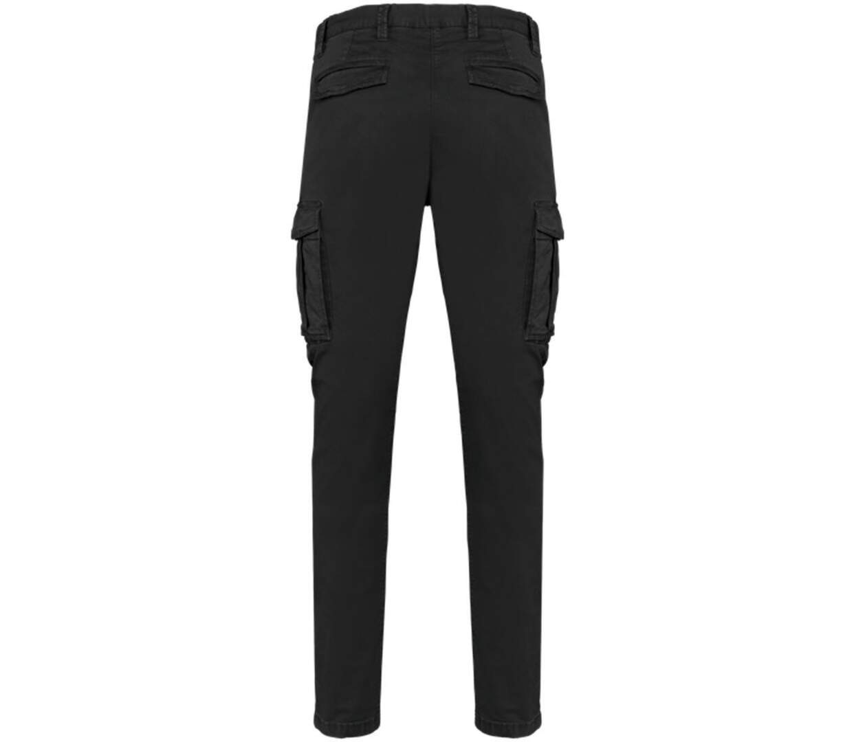 Pantalon cargo délavé écoresponsable - Homme - PAT740 - noir-3