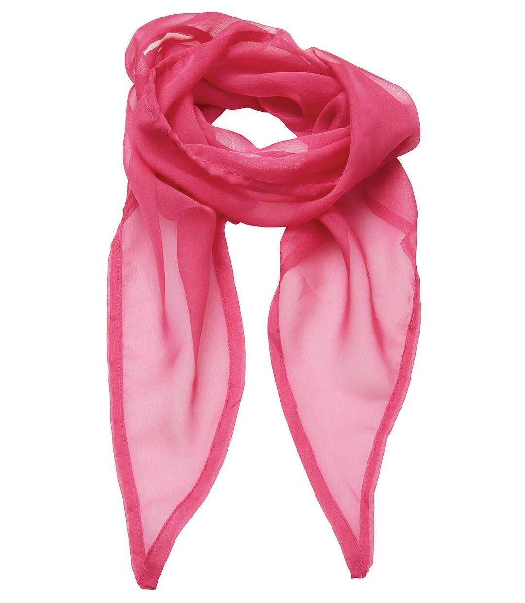 Foulard mousseline - PR740 - rose fuchsia-1