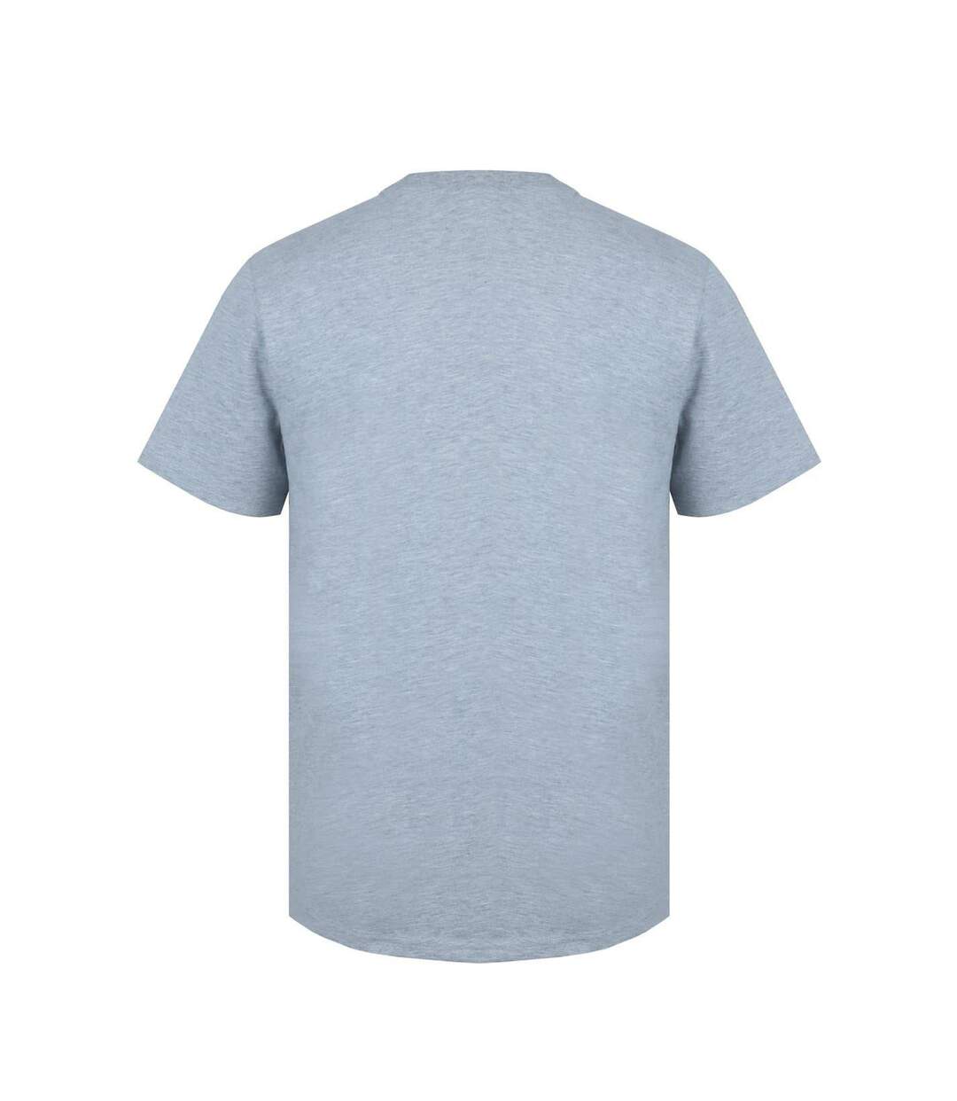 Mens Back Print T-shirt Grey Marl SoulCal-2