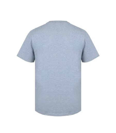 Mens Back Print T-shirt Grey Marl SoulCal