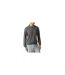 Mens Long-sleeved Polo Shirt Charcoal Capo-1