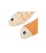 Lot de 2 Jouets Poisson pour Chat Boho Cat 12cm Moutarde