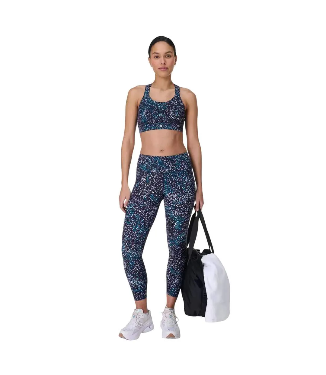 Legging Entraînement Motif/style Imprimé Aurore Power Femme Bleu Sweaty Betty-2