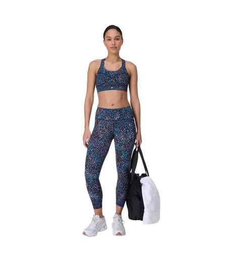 Legging Entraînement Motif/style Imprimé Aurore Power Femme Bleu Sweaty Betty