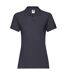 Polo Premium Femme Bleu Marine Sombre Fruit Of The Loom-1