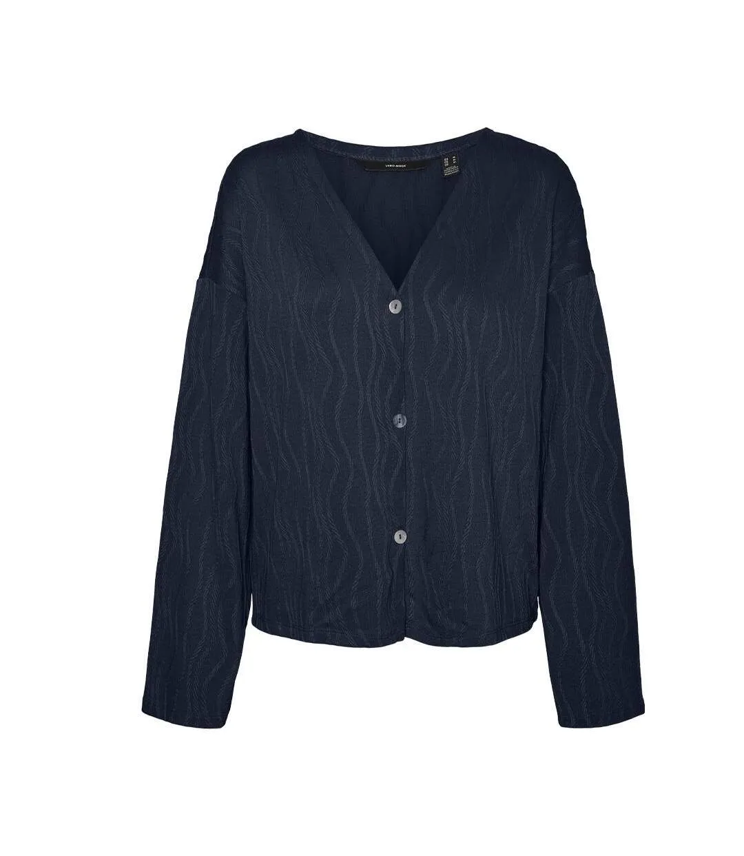 Pull marine femme vero moda cardigan-1