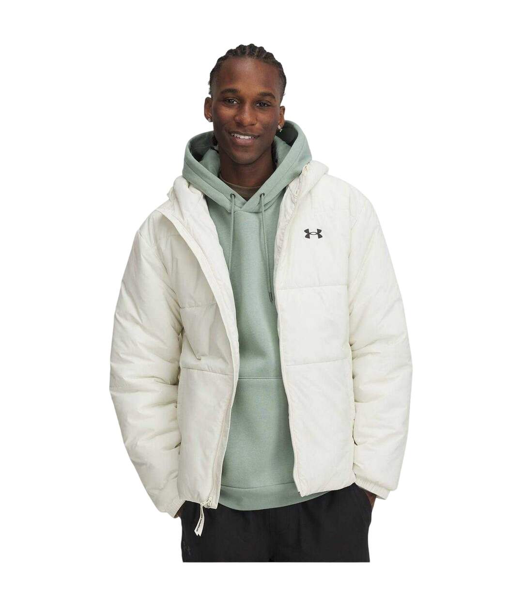 Mens Lightweight Puffer Jacket Brown Under Armour-2