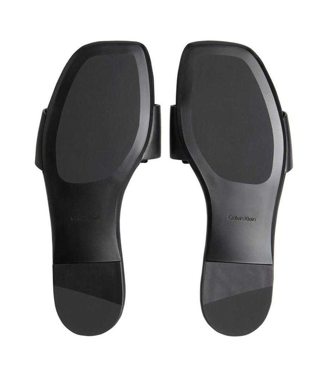 Sandales Motif/style Gros Logo Femme Triple Noir Calvin Klein-4