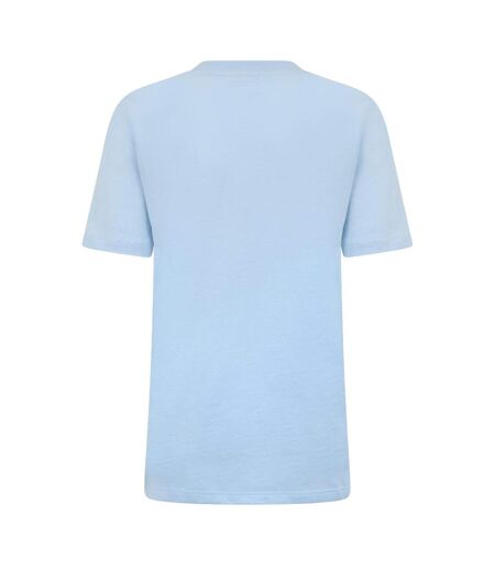 T-shirt Motif/style Logo Contrasté Femme Bleu Reebok