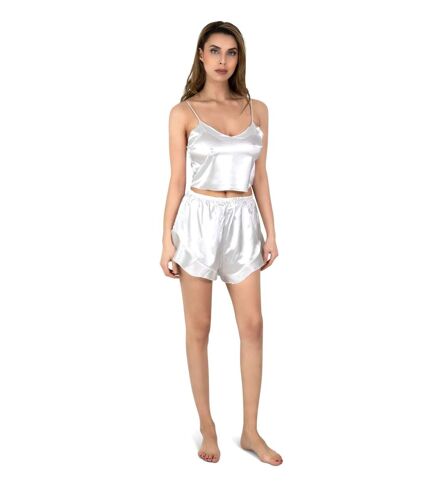 Ensemble Pyjashort fluide en satin