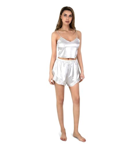 Ensemble Pyjashort fluide en satin