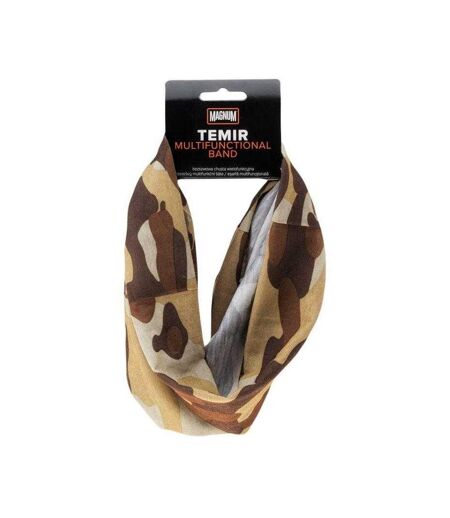 Cache-cou Motif/style Camouflage Temir Taille Unique Marron Magnum