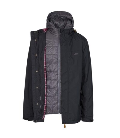 Trespass Veste imperméable pour hommes Enthusiasts (Noir) - UTTP4601