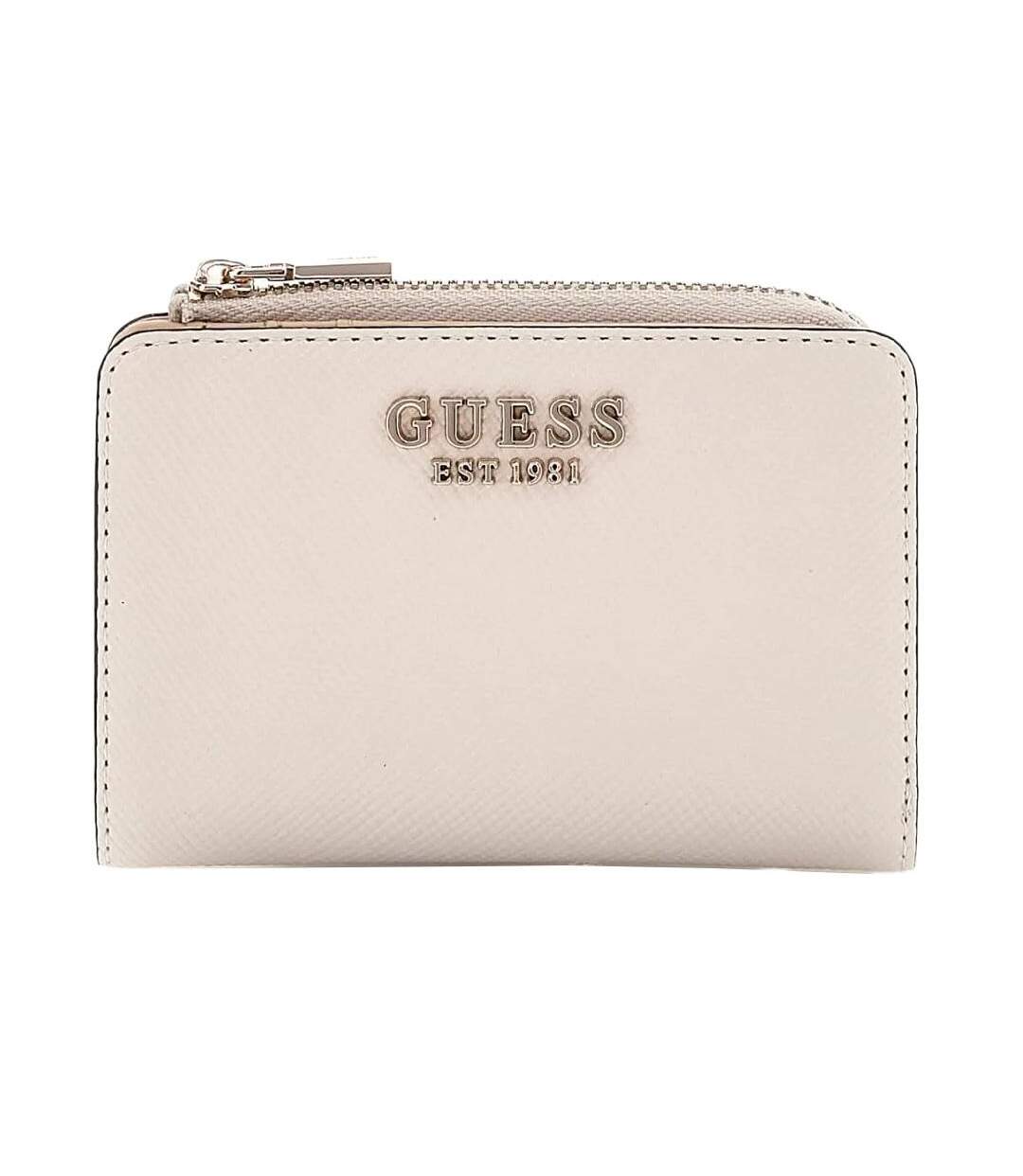Portefeuille blanc femme guess laurel-1