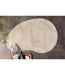 Tapis de Salle de Bain Elvise 60x85cm Naturel-4