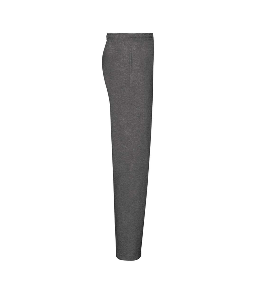 Pantalon De Jogging Classic Homme Gris Foncé Chiné Fruit Of The Loom-3
