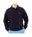 Sweat polo marine homme lacoste loose fit pique-1