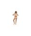 Bas De Maillot De Bain Plage Motif/style Rayé Femme Blanc Rose Roxy-1