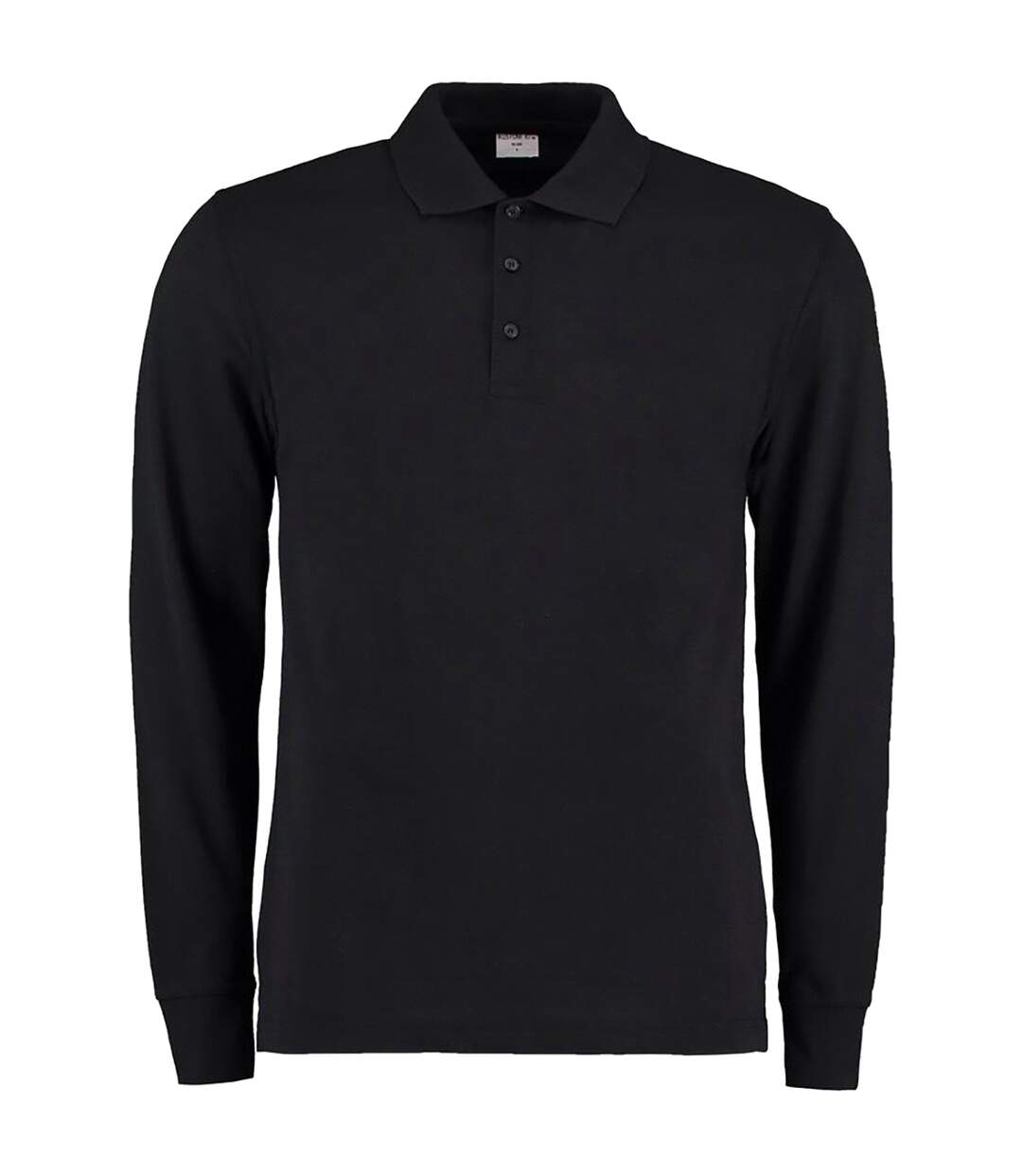 Kustom Kit Mens Pique Long Sleeve Polo Shirt (Black) - UTRW4512-1