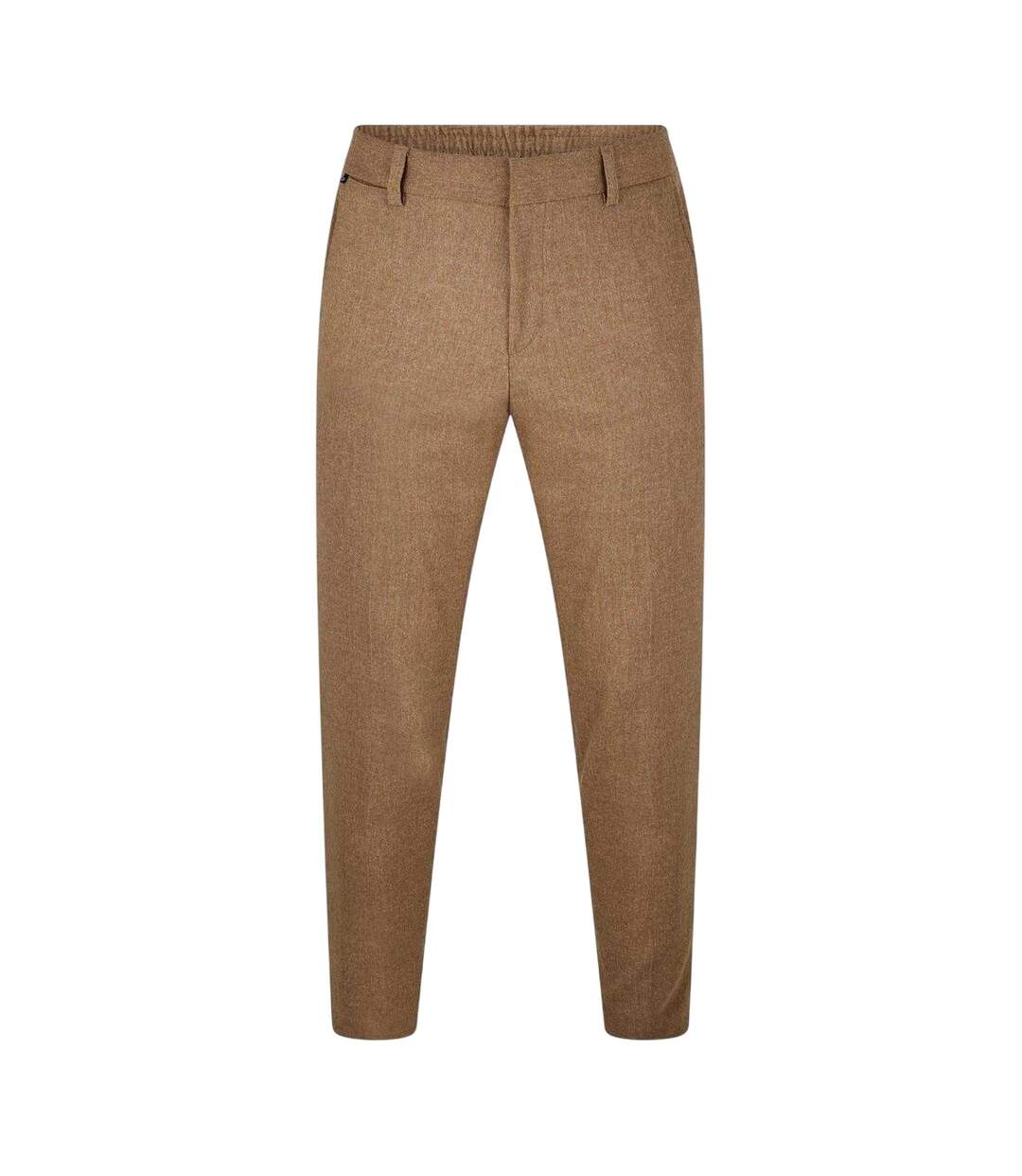 Mens Genius Virgin Wool Regular Trousers Medium Beige Boss-2