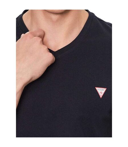 T-shirt Motif/style Logo Homme Bleu Marine Guess