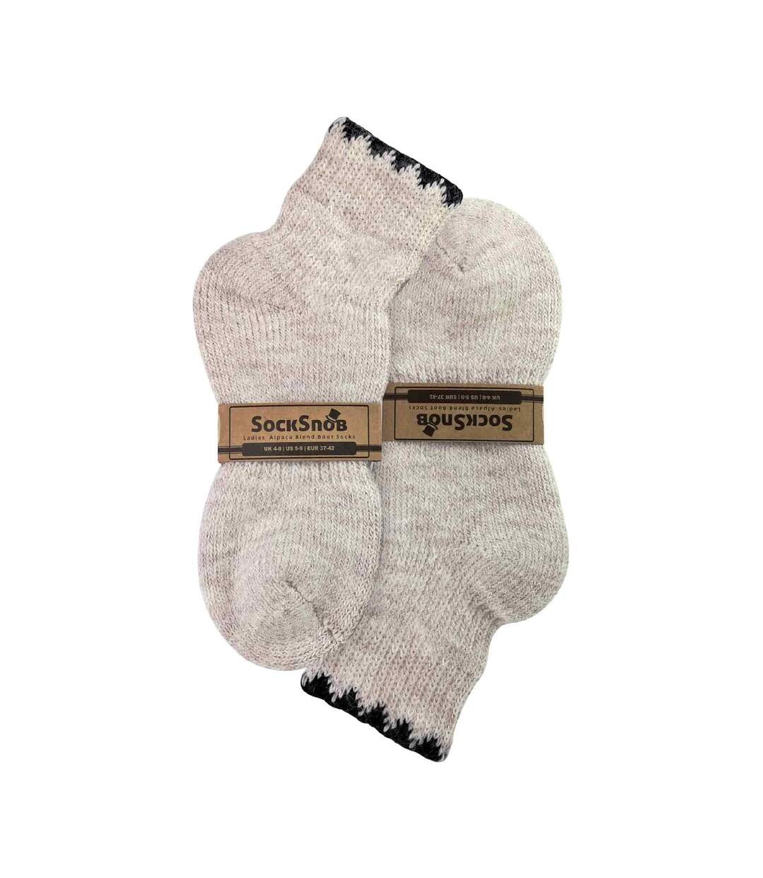 Chaussettes Femme Alpaga Laine Chaudes Basses-2