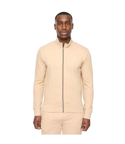 Mens hannings full zip jacket stone Duck and Cover