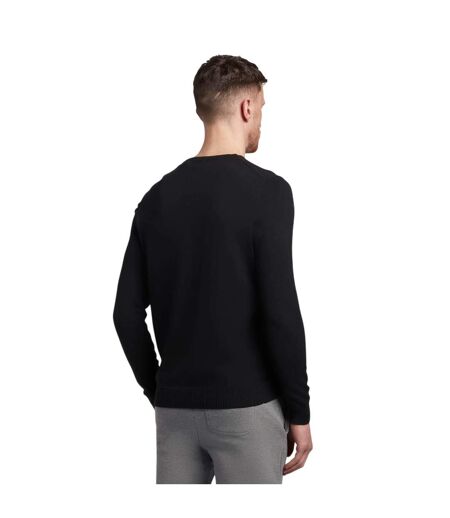 Pull À Col Motif/style Logo Adulte Noir Lyle & Scott