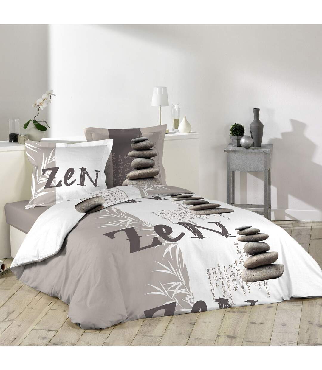 Parure de lit NOMA - 100% coton - 220 x 240 cm-4