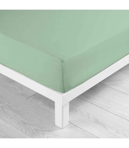 Drap Housse en Coton Biolina 160x200cm Sauge
