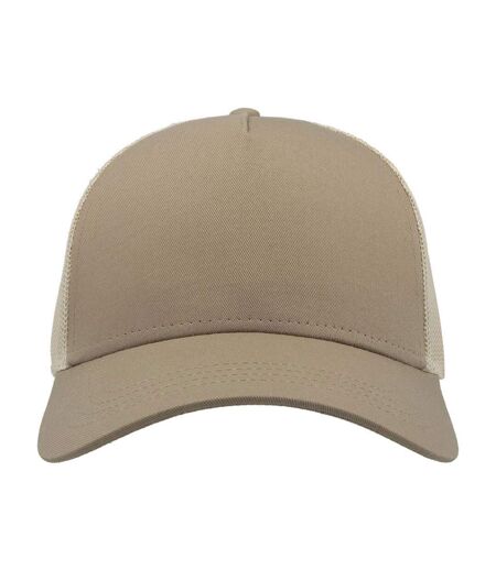 Casquette De Baseball Rapper Kaki Beige Gris Atlantis Headwear