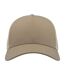 Casquette De Baseball Rapper Kaki Beige Gris Atlantis Headwear-1